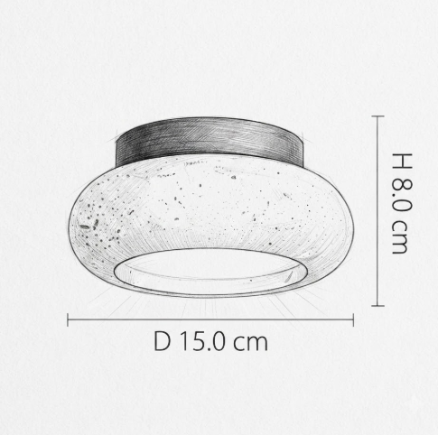 Plafonnier | ROTA — schéma dimensions