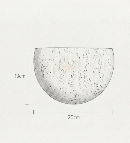 Applique murale | SOLE — schéma dimensions