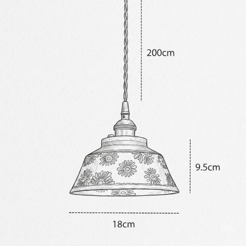 Suspension | ZORA — schéma dimensions