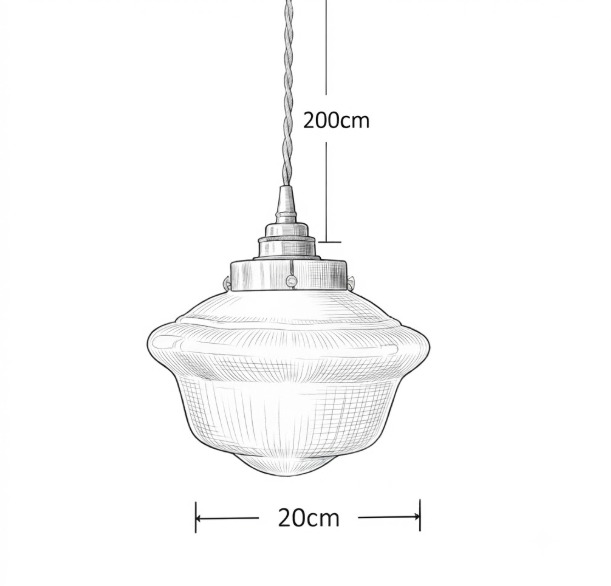 Suspension | EDISON — schéma dimensions