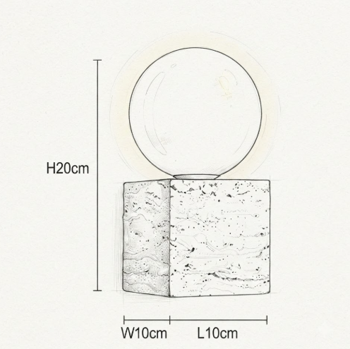 Applique murale | KUB — schéma dimensions