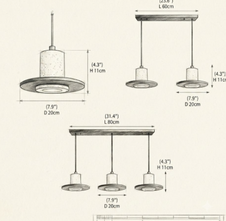 Suspension | SILO — schéma dimensions